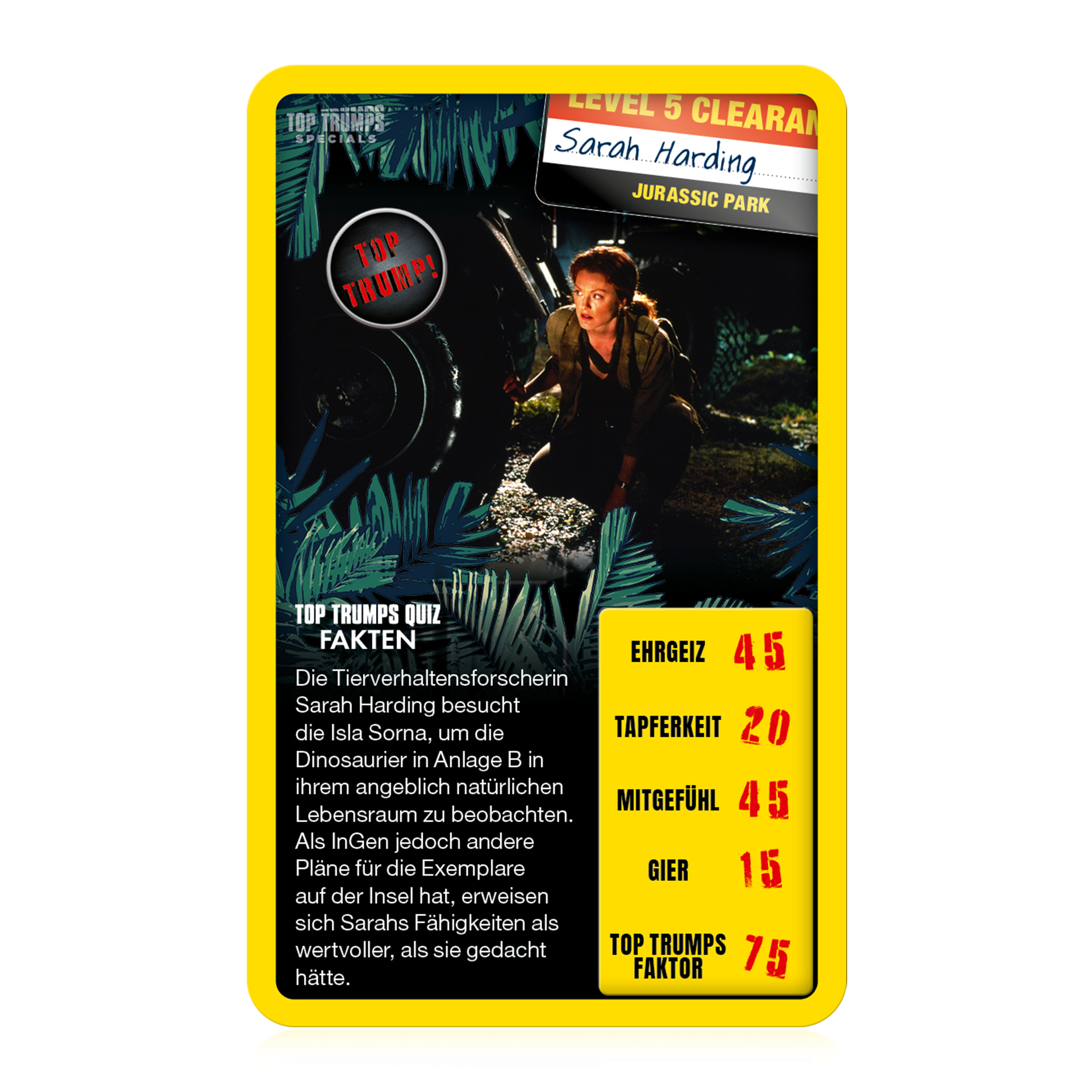 Top Trumps - Jurassic Park