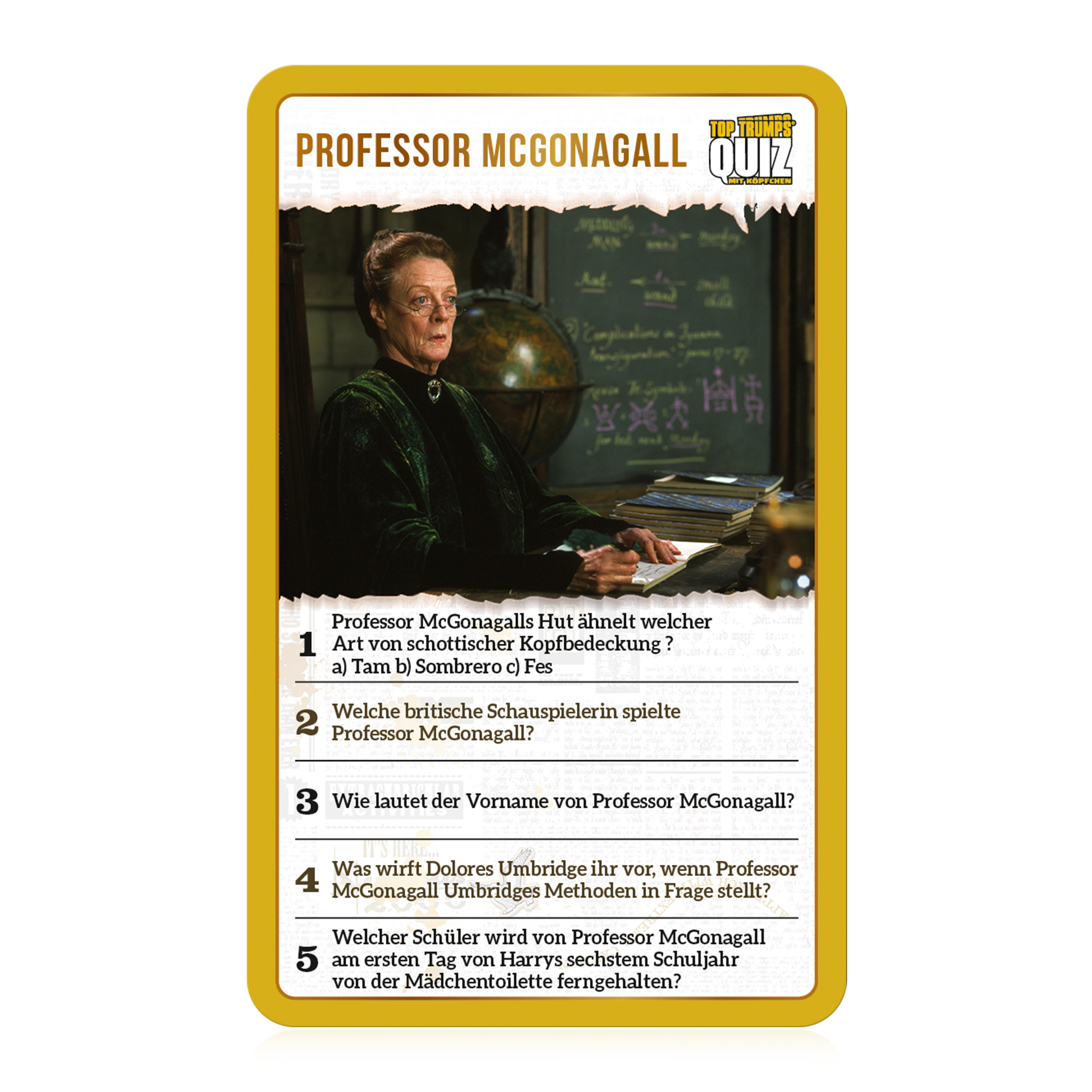 Top Trumps Quiz - Harry Potter Hogwarts