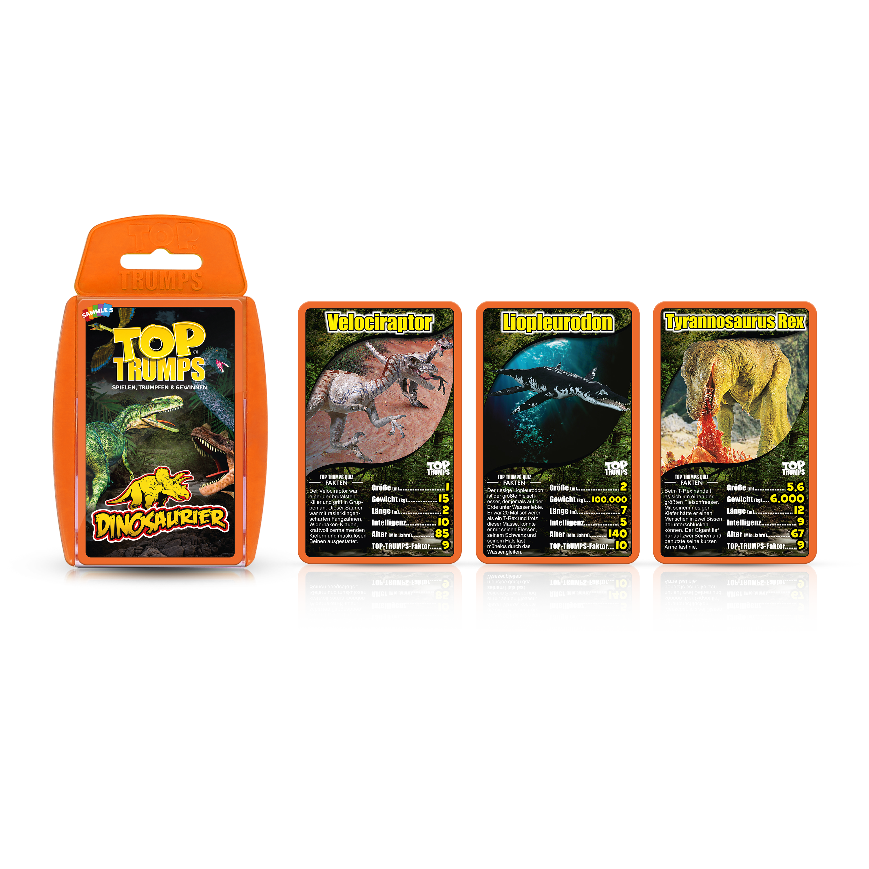 Top Trumps Dinosaurier (orange)