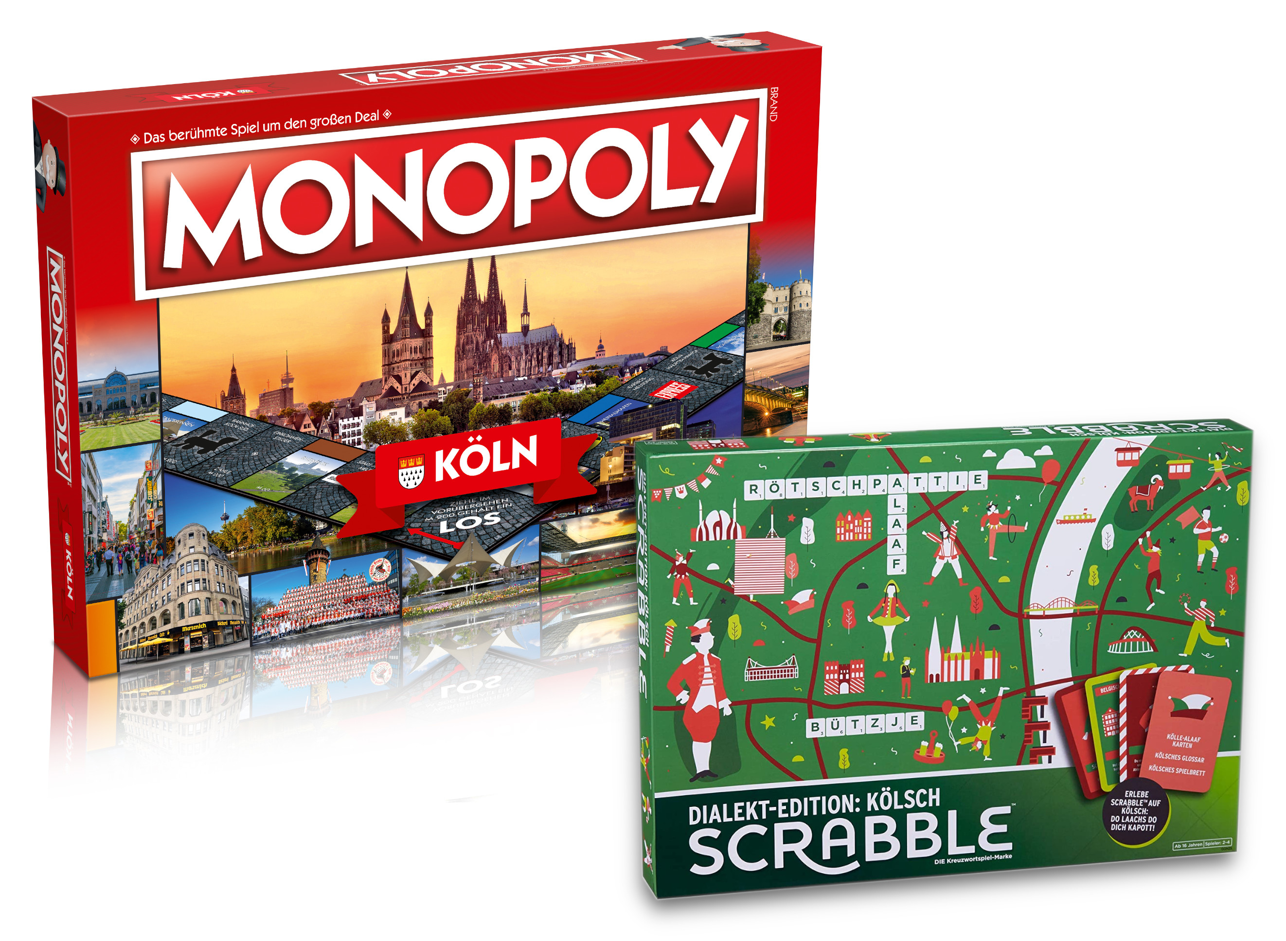 Monopoly Köln  + Scrabble Dialekt-Edition: Kölsch