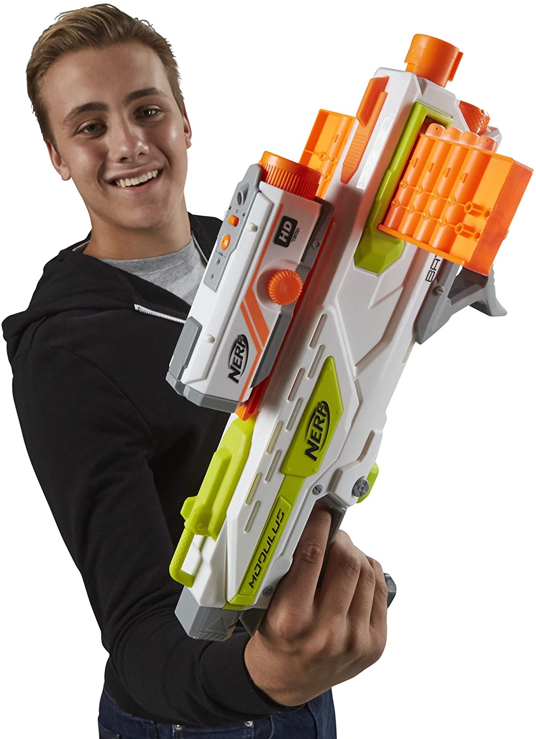 [Bundle] Hasbro Nerf - N-Strike Elite Battlescout ICS- 10 + Dart Accustrike Nachfüllpack