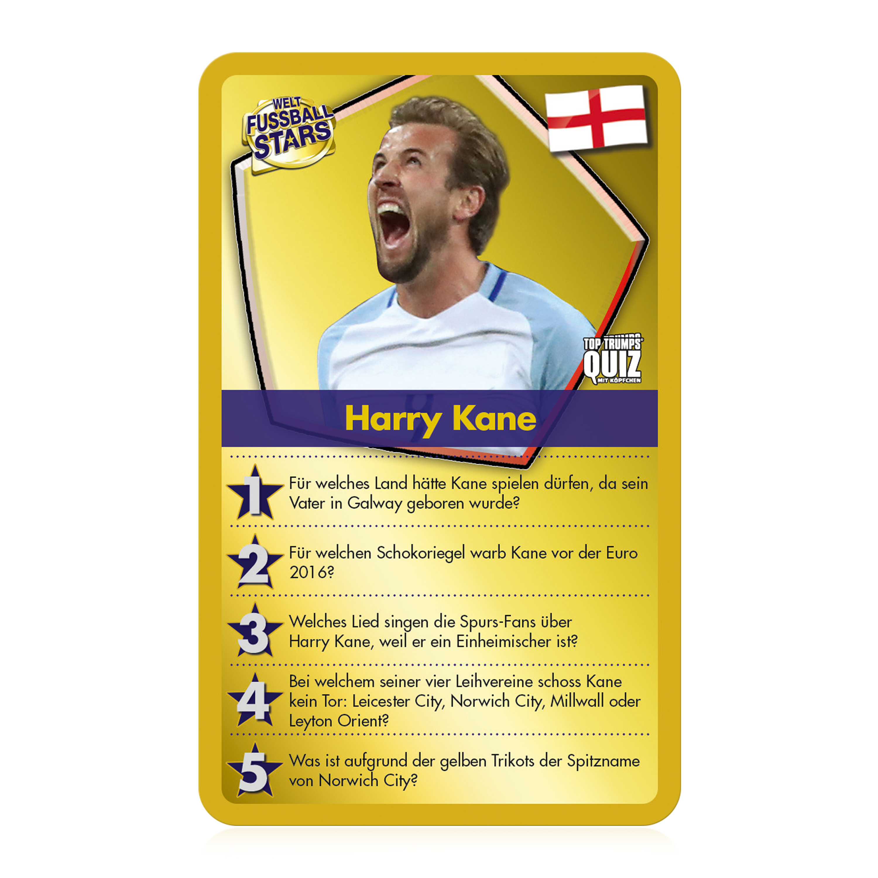 Top Trumps Quiz - Weltfußball Stars