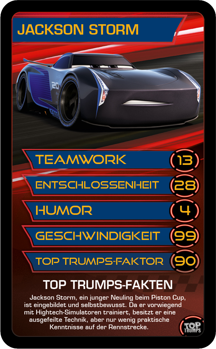 Top Trumps Disney Cars 3