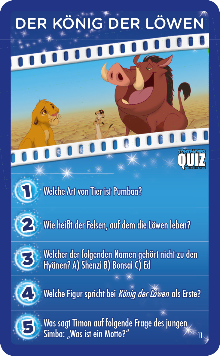 Top Trumps Quiz Disney