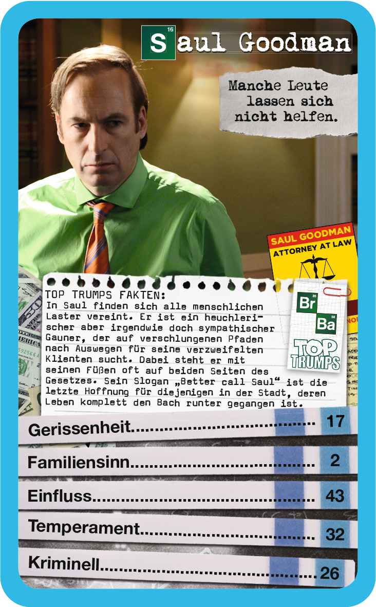 Top Trumps Breaking Bad