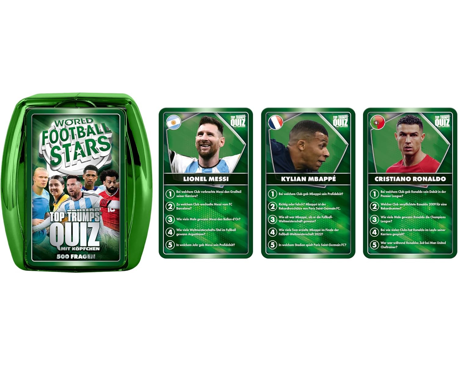 Top Trumps Quiz - Weltfußball Stars (grün)