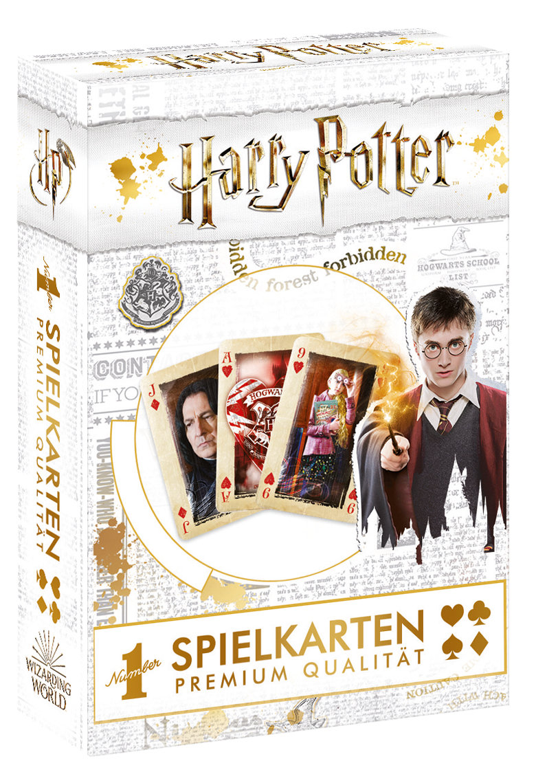 Number 1 Spielkarten Harry Potter gold