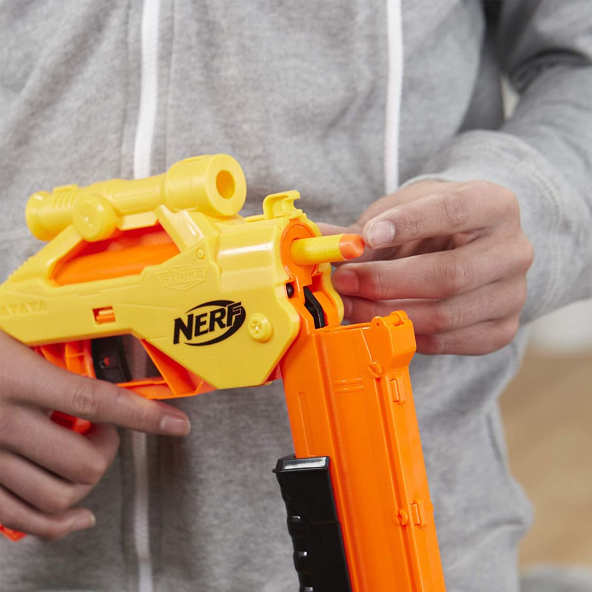 [Bundle] Hasbro E8339 - Nerf - Alpha Strike - Ultimate Mission Pack + Dart Accustrike 75-er Nachfüllpack