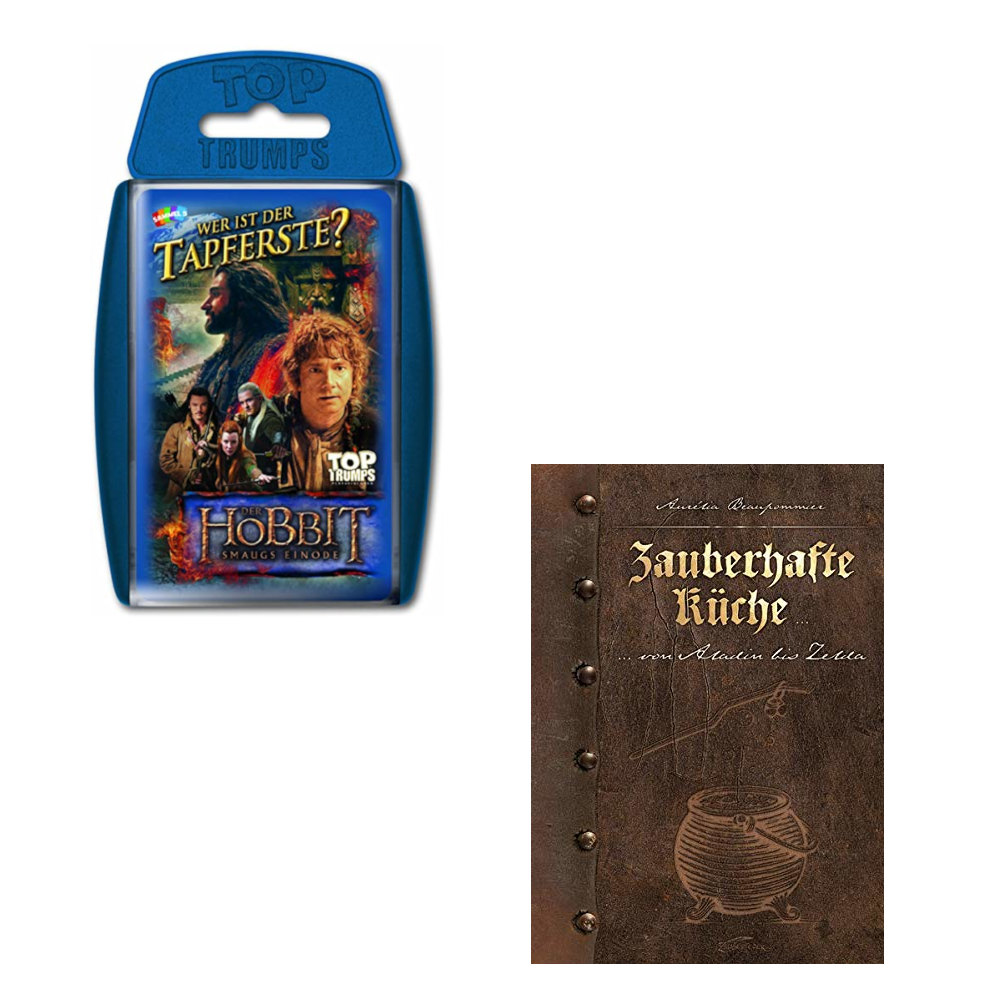 Top Trumps Der Hobbit Smaugs Einöde + Kochbuch Zauberhafte Küche: ... von Aladin bis Zelda