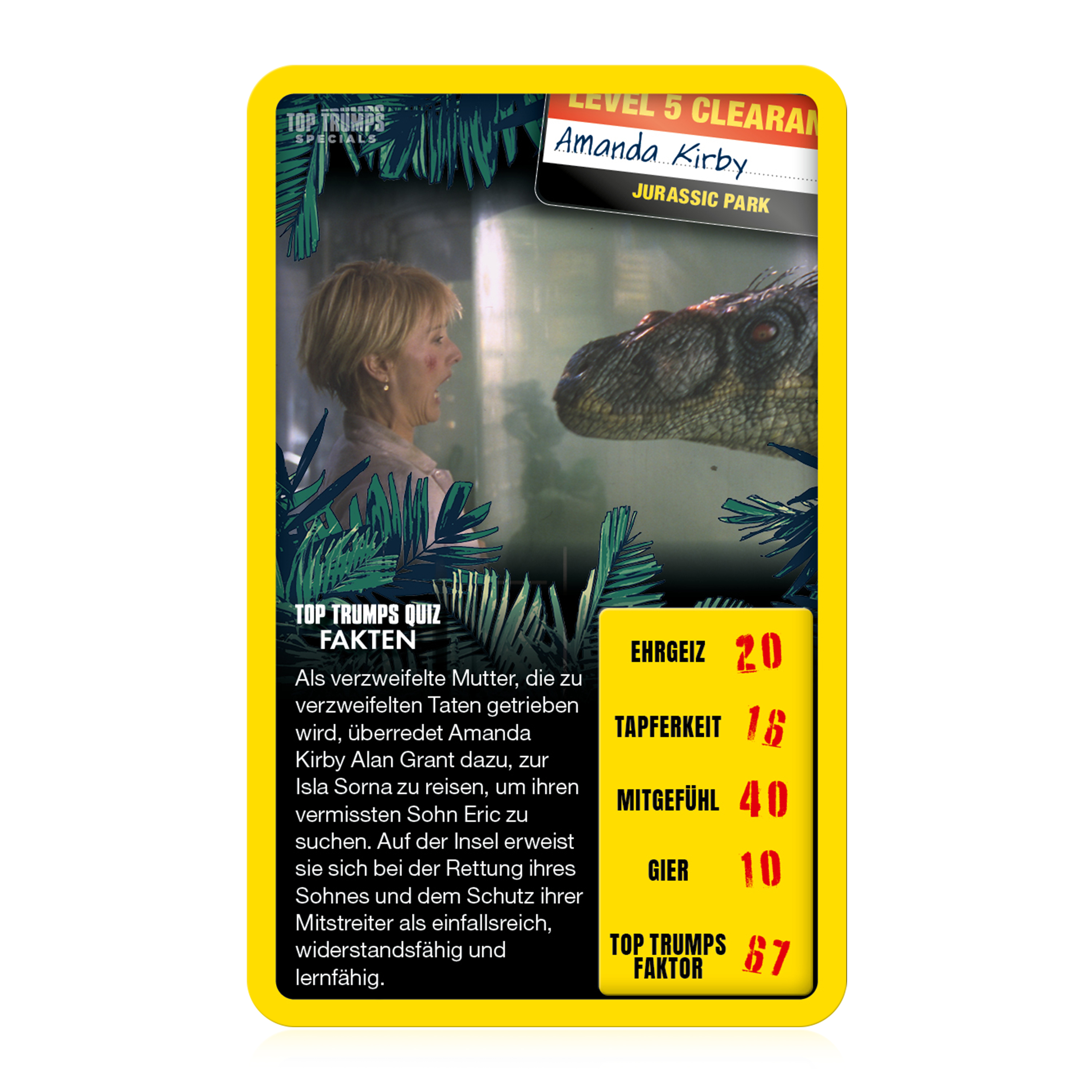 Top Trumps - Jurassic Park