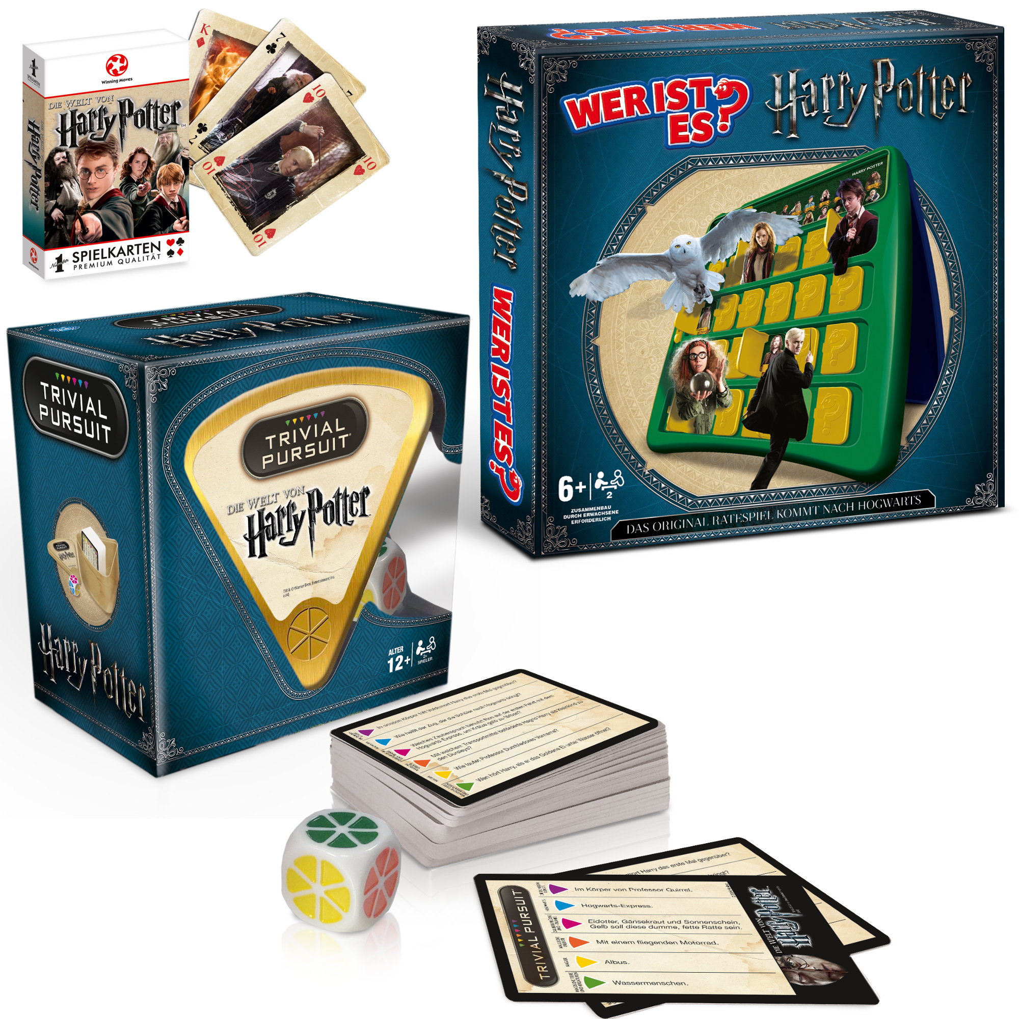 Harry Potter Trivial Pursuit + Wer ist es ? + Karten