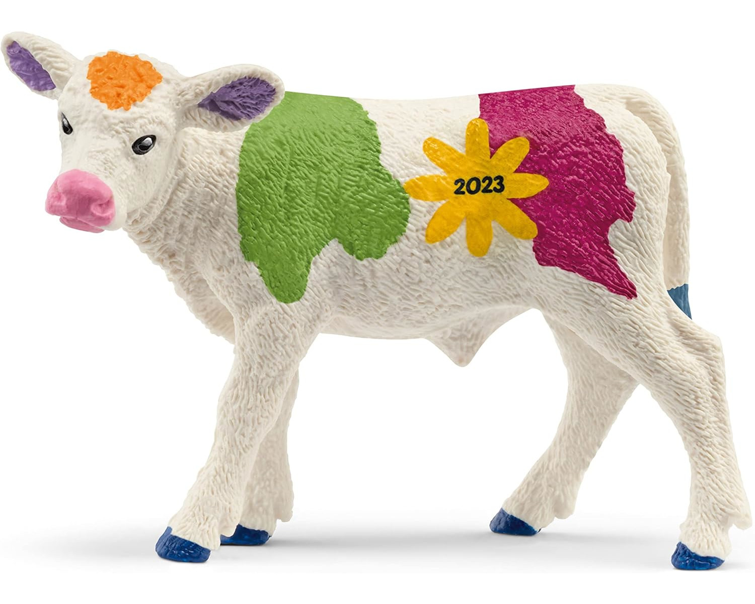 Schleich 72207 - Buntes Frühlings Kalb