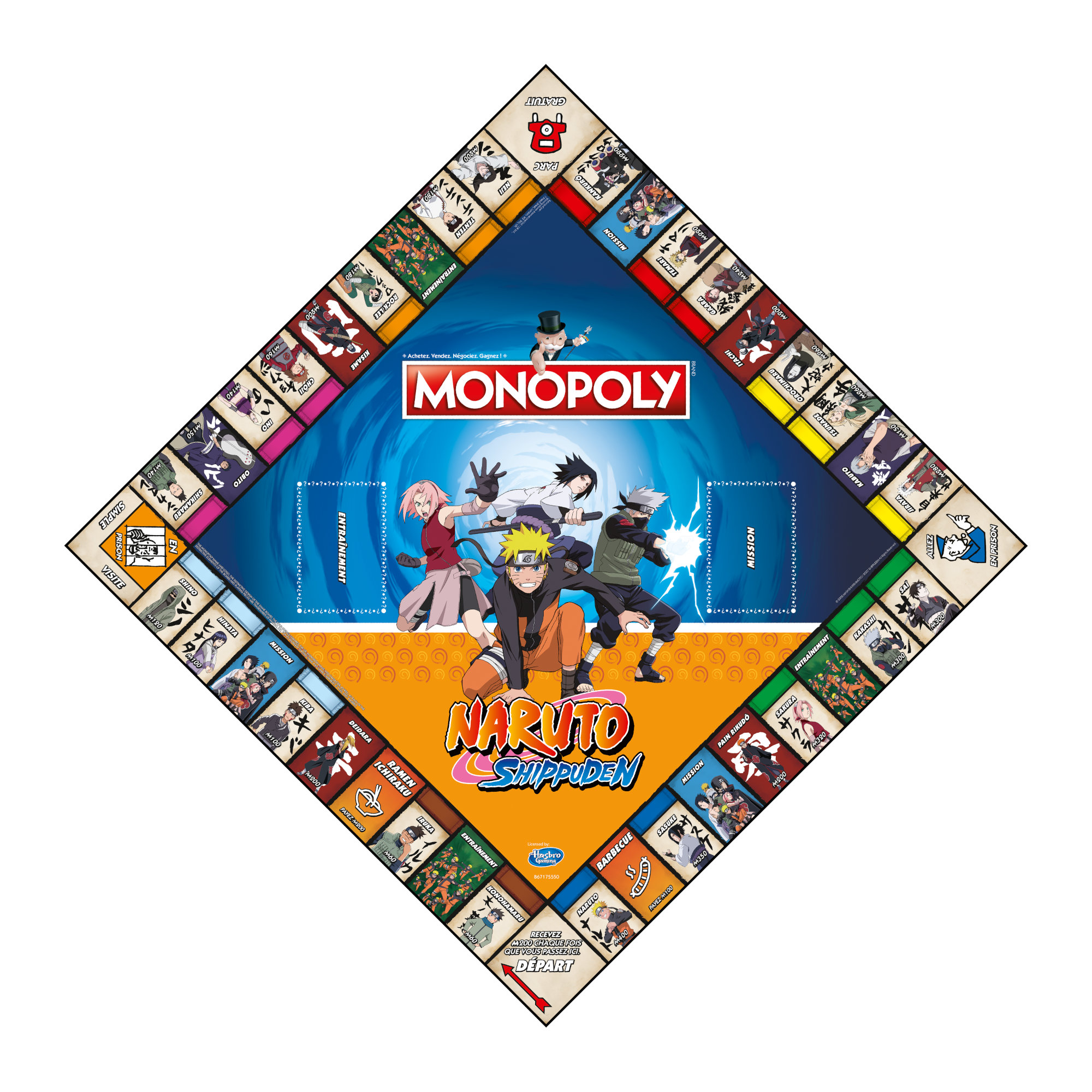 Monopoly - Naruto (deutsch/französisch)