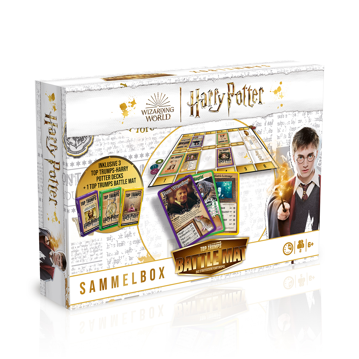 Battle Mat Harry Potter inkl. drei Top Trumps