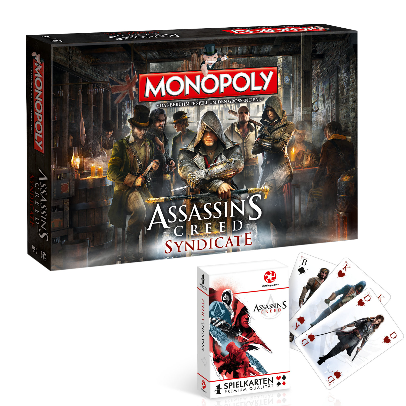 Monopoly Assassin's Creed Syndicate + Kartenspiel