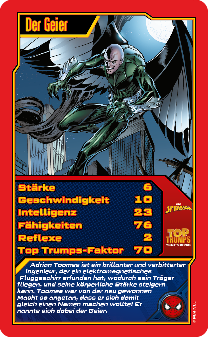 Top Trumps Spiderman