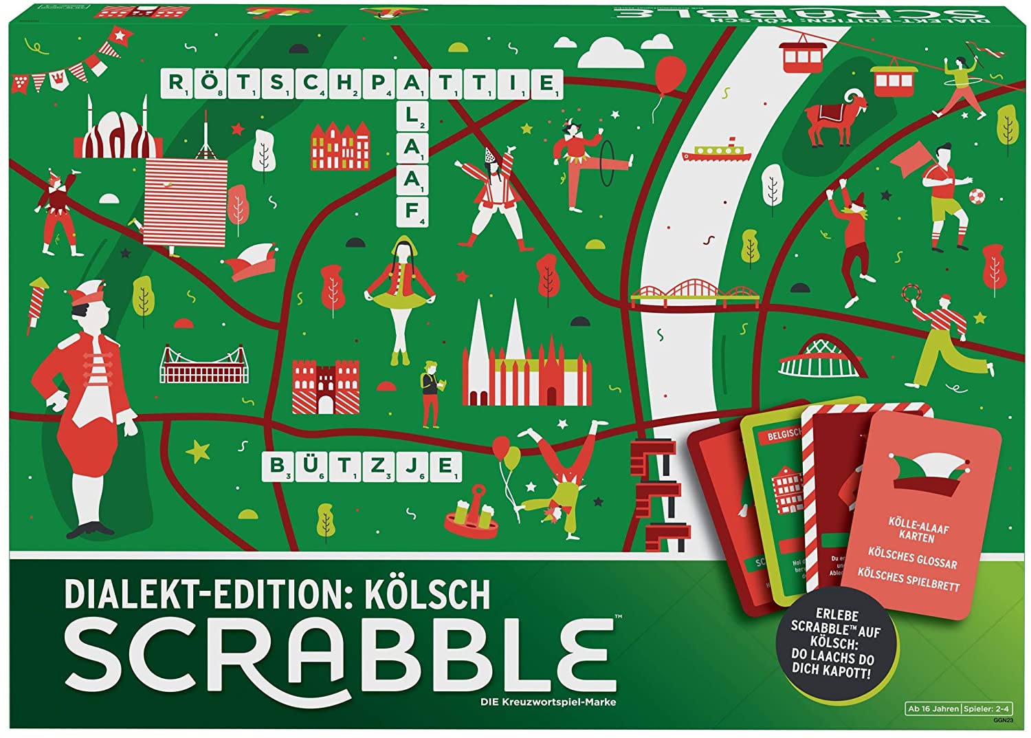 Monopoly Köln  + Scrabble Dialekt-Edition: Kölsch