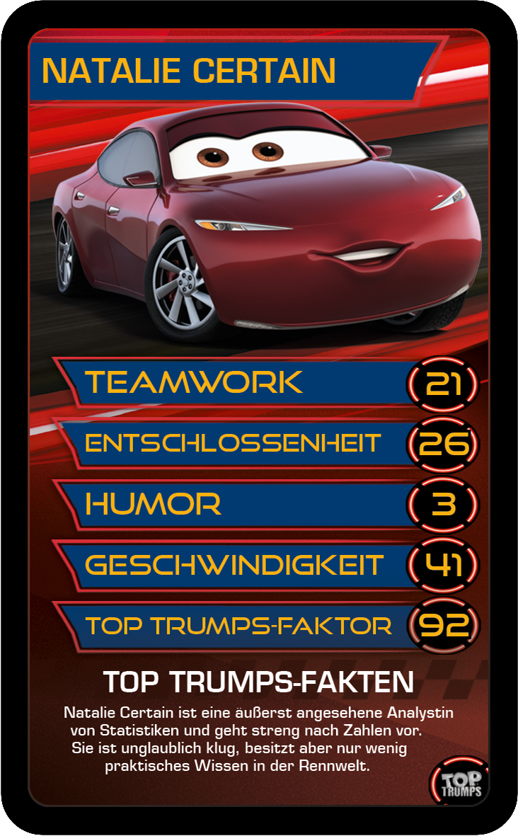 Top Trumps Disney Cars 3