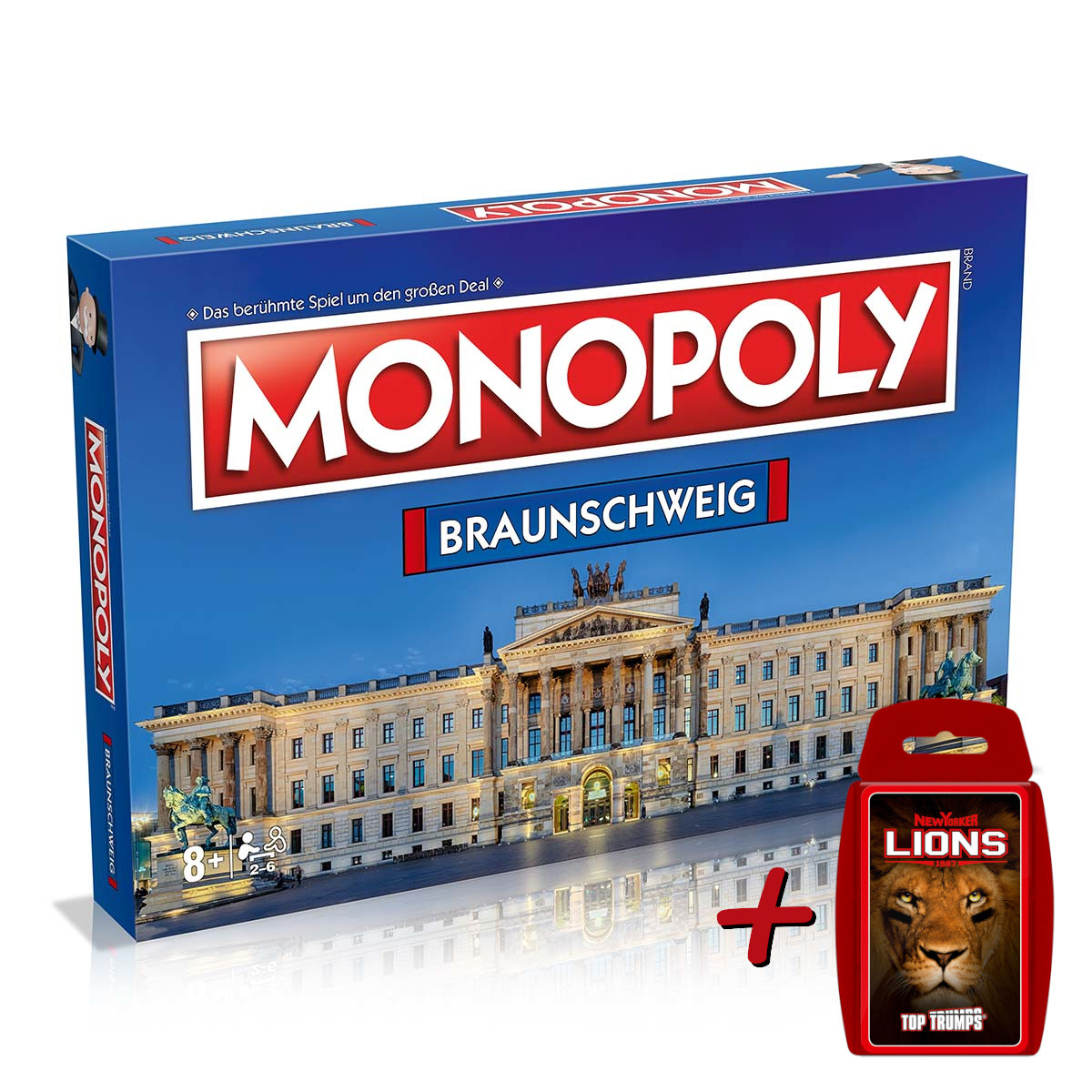 Monopoly - Braunschweig inkl. Top Trumps New Yorker Lions