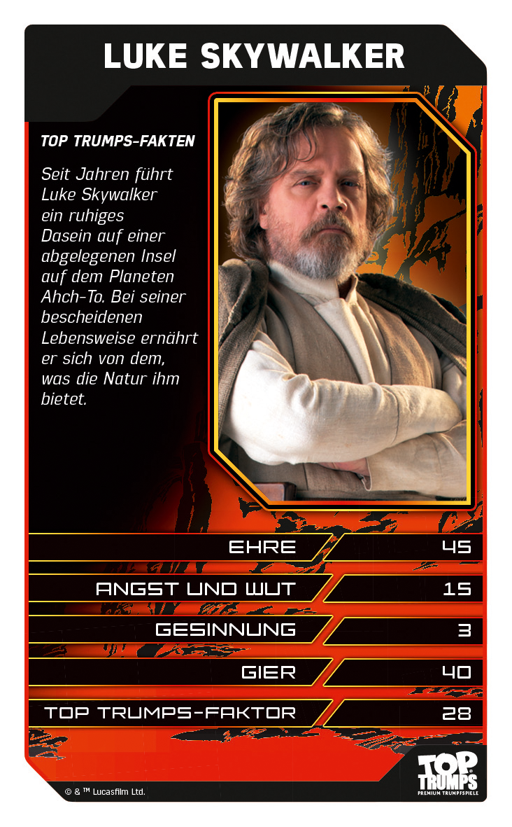 Top Trumps Star Wars Episode 8