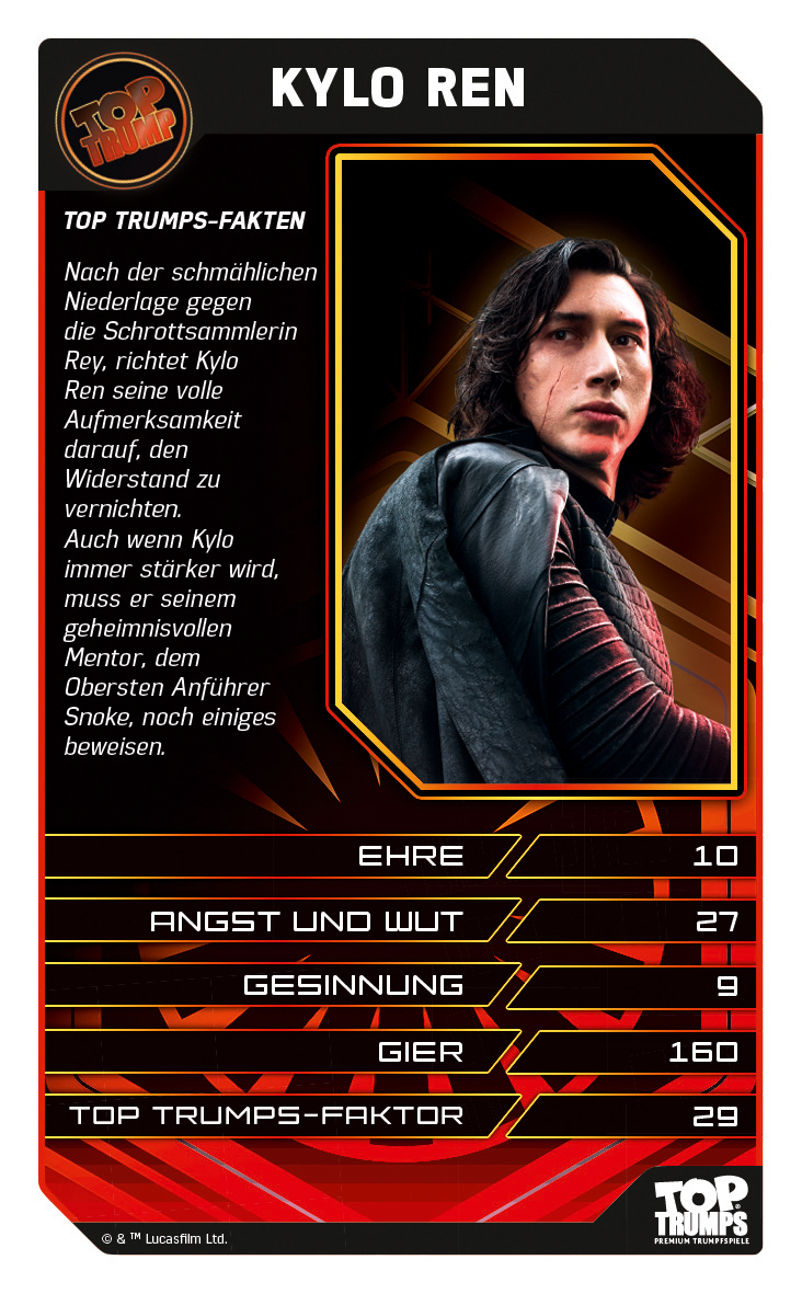 Top Trumps Star Wars Episode 8