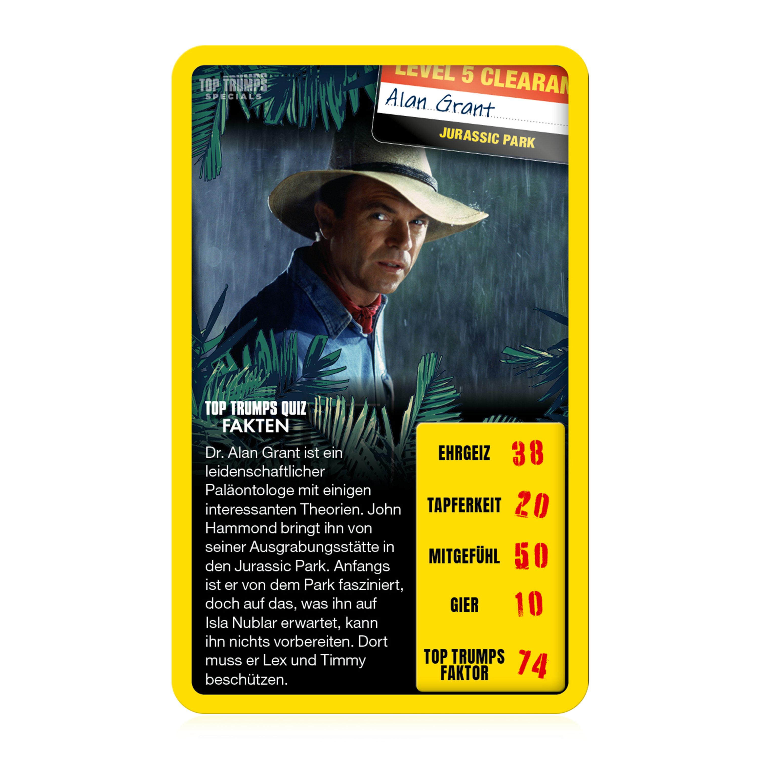 Top Trumps - Jurassic Park