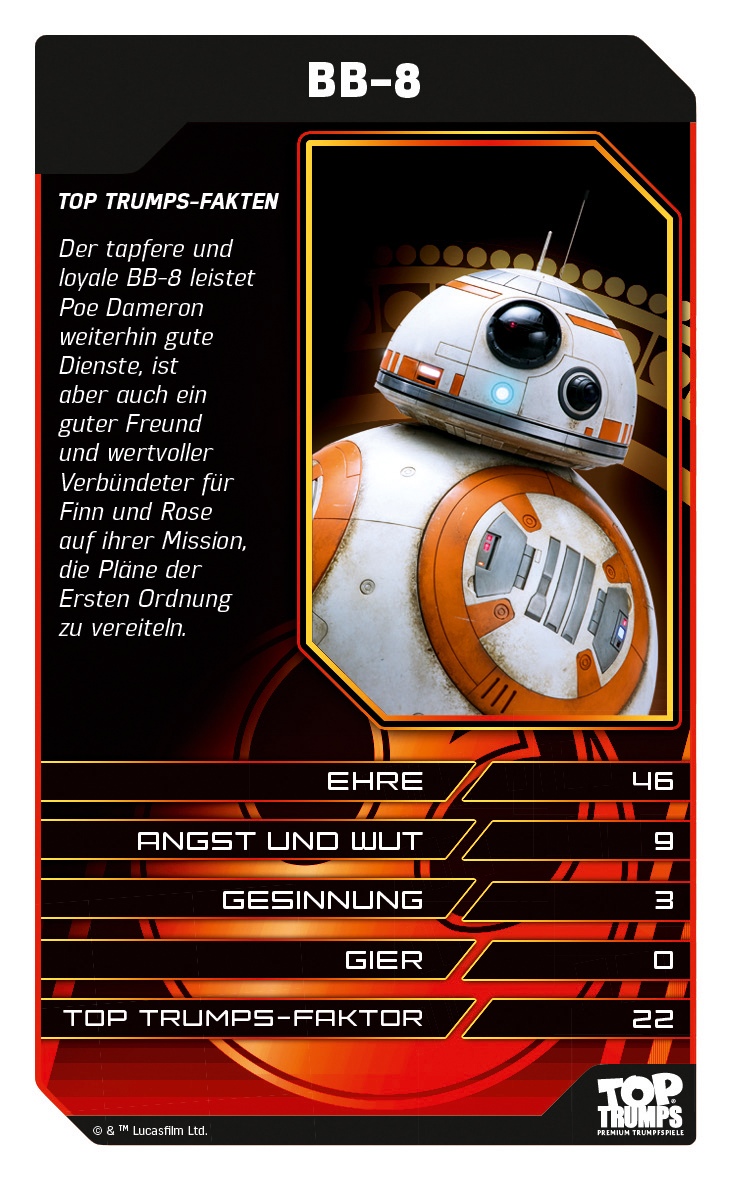 Top Trumps Star Wars Episode 8