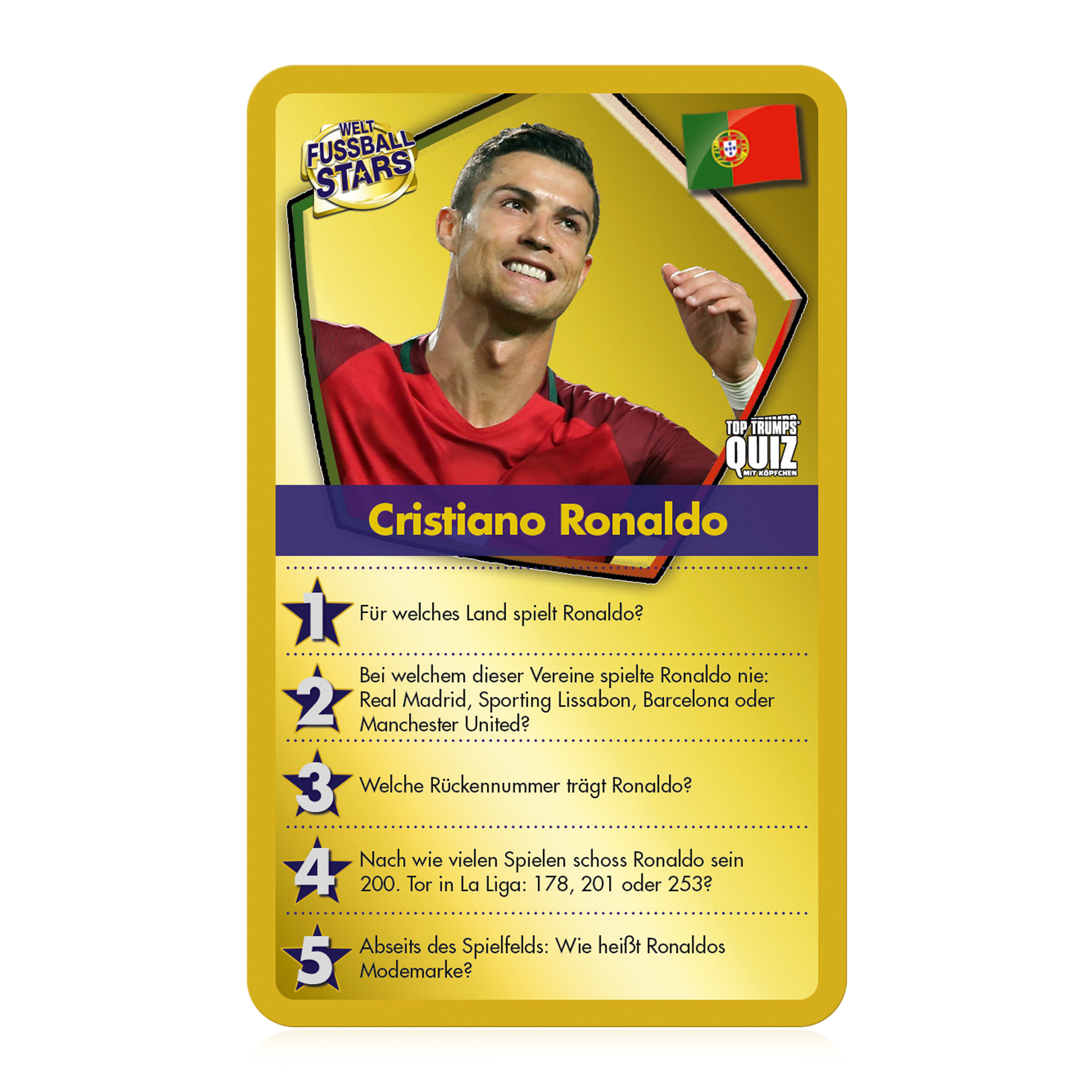 Top Trumps Quiz - Weltfußball Stars