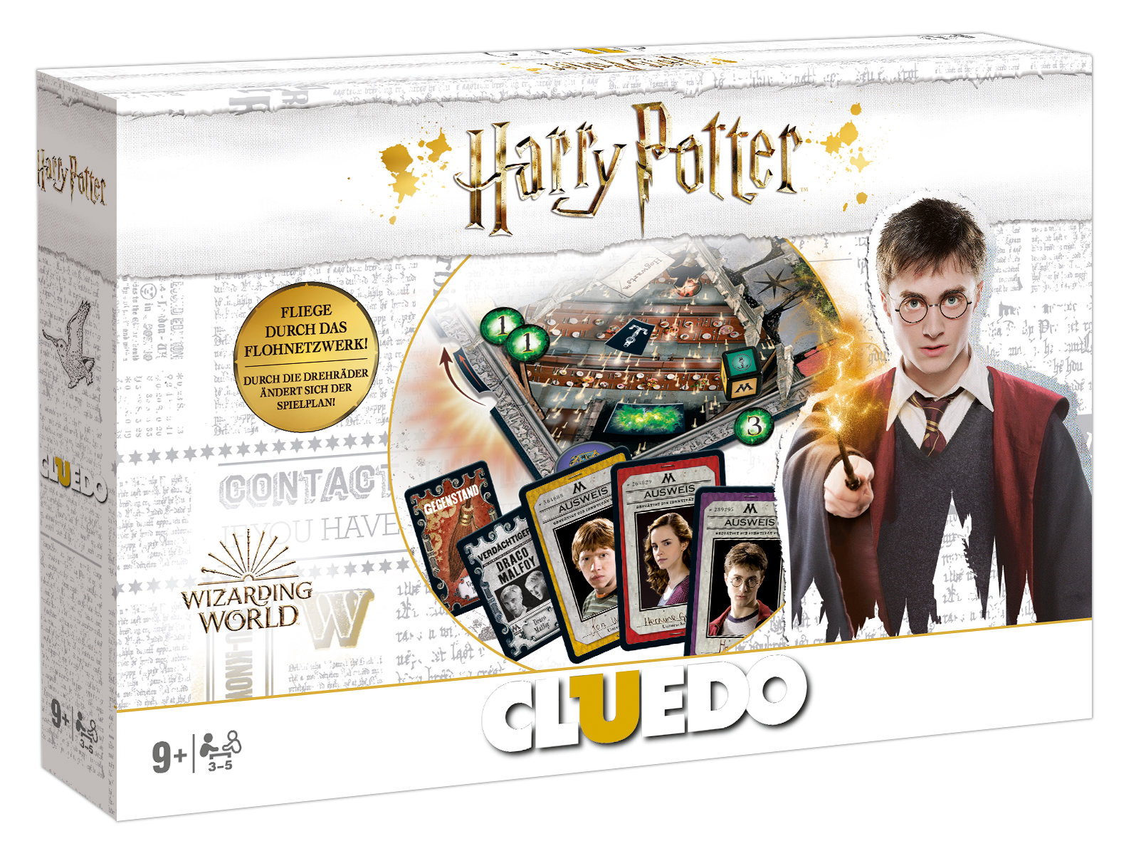 3er Set: Cluedo - Harry Potter inkl. Trivial Pursuit Vol. 1 + 2