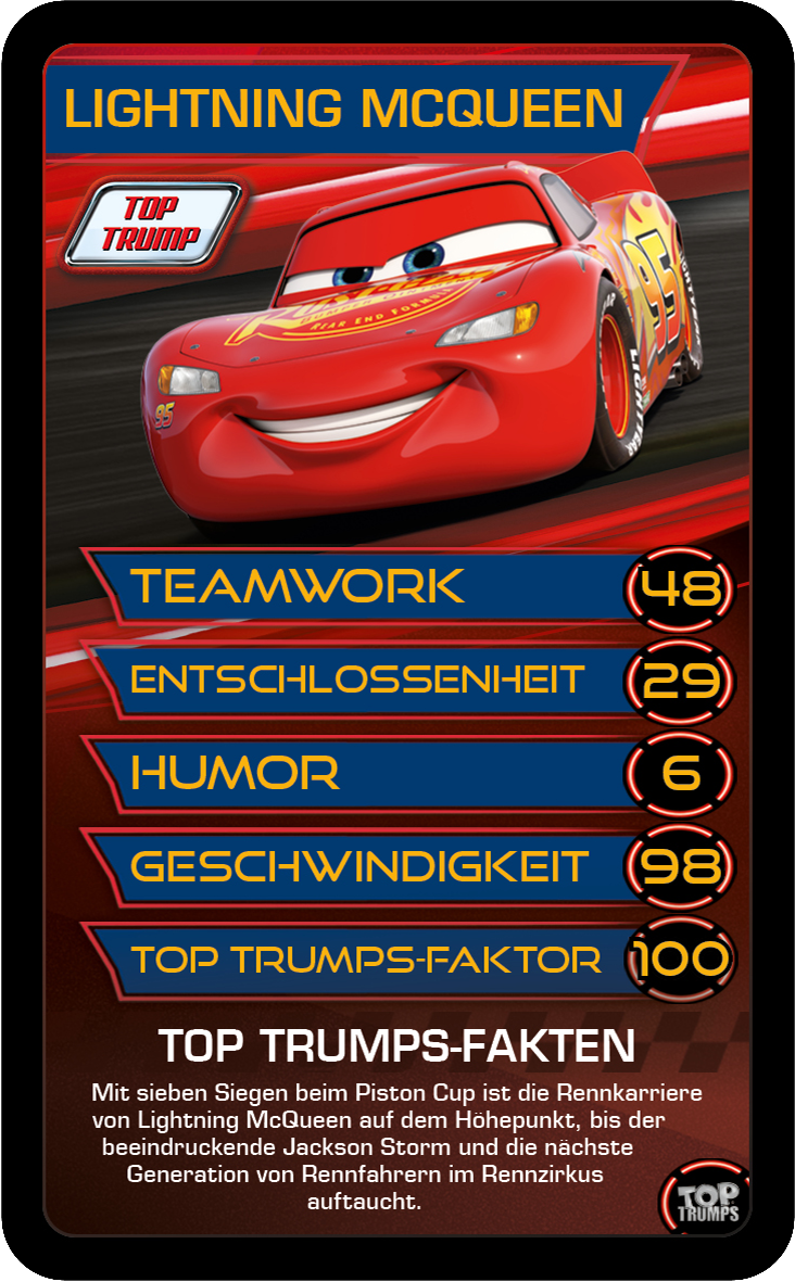 Top Trumps Disney Cars 3