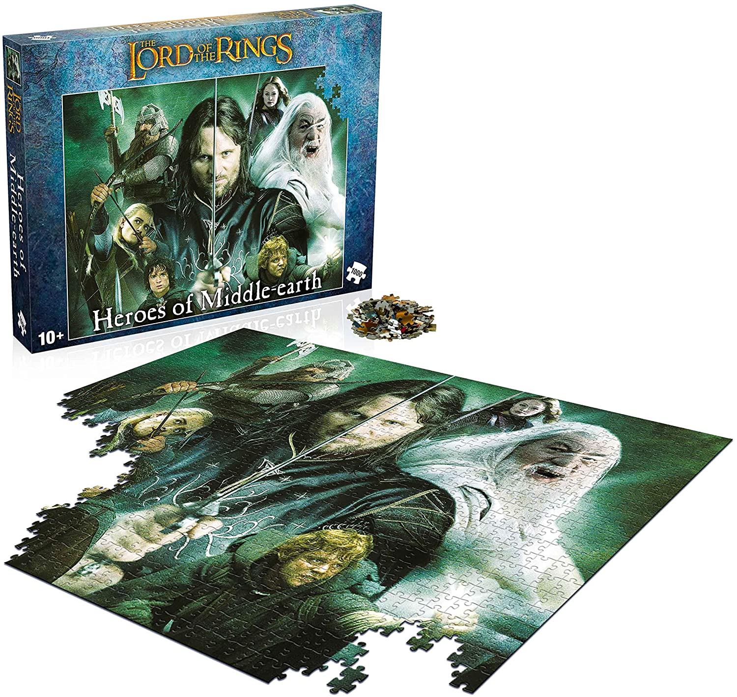 Herr der Ringe -  Puzzle Heroes of Middle-Earth - 1000 Teile 