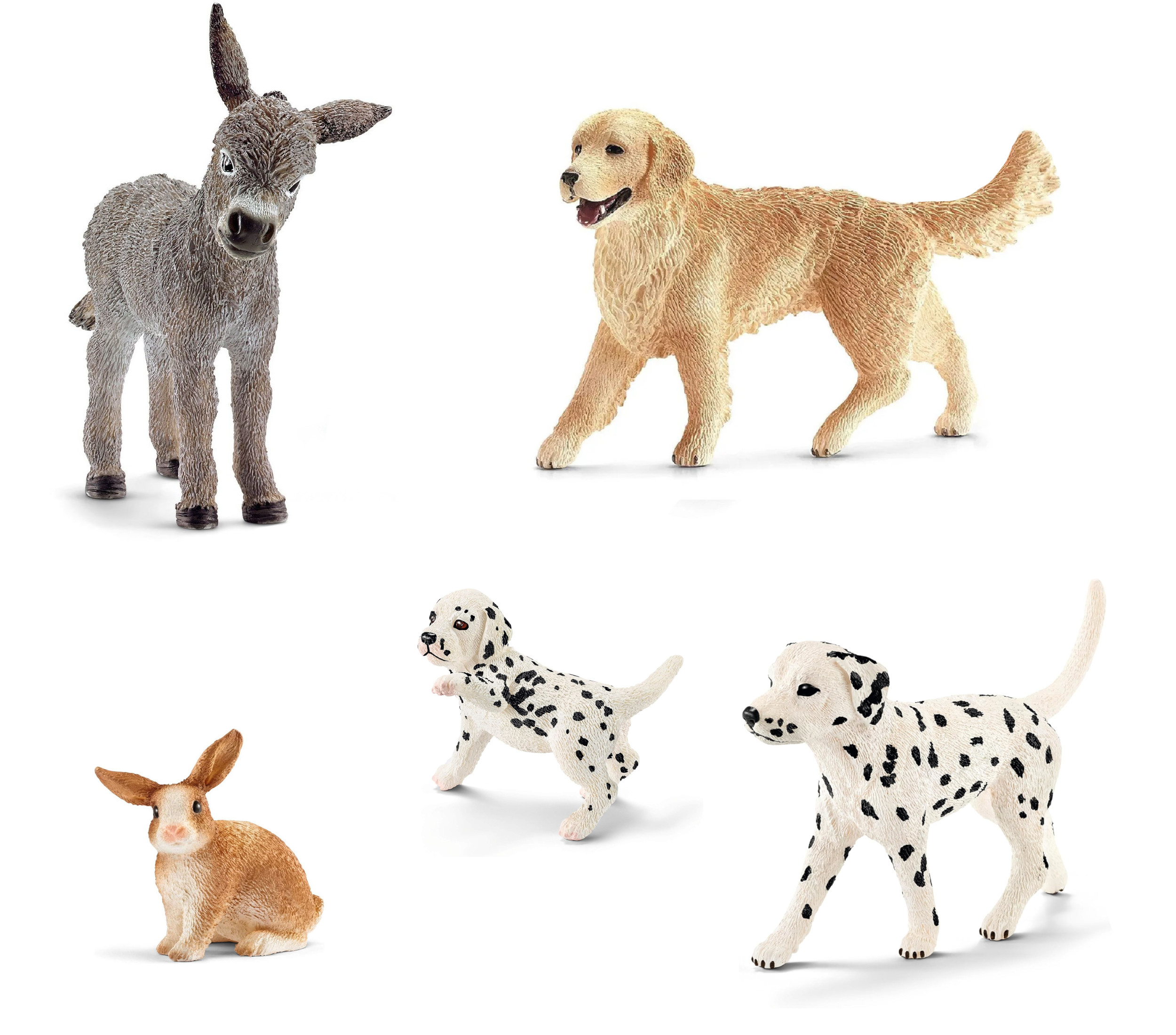 Schleich - Tierfiguren - Bauernhof-Set mit 20 Tieren