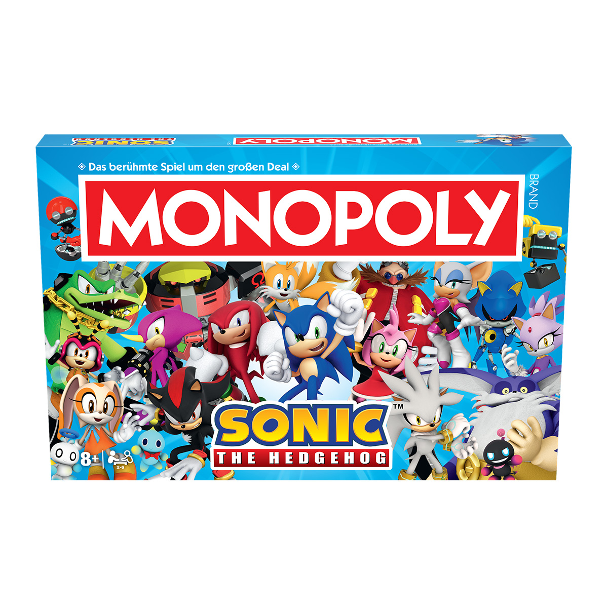 Monopoly - Sonic + 6 EXTRA Spielfiguren