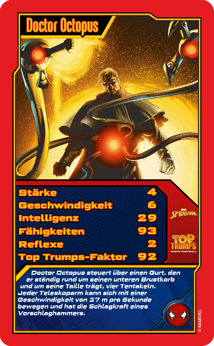 Top Trumps Spiderman